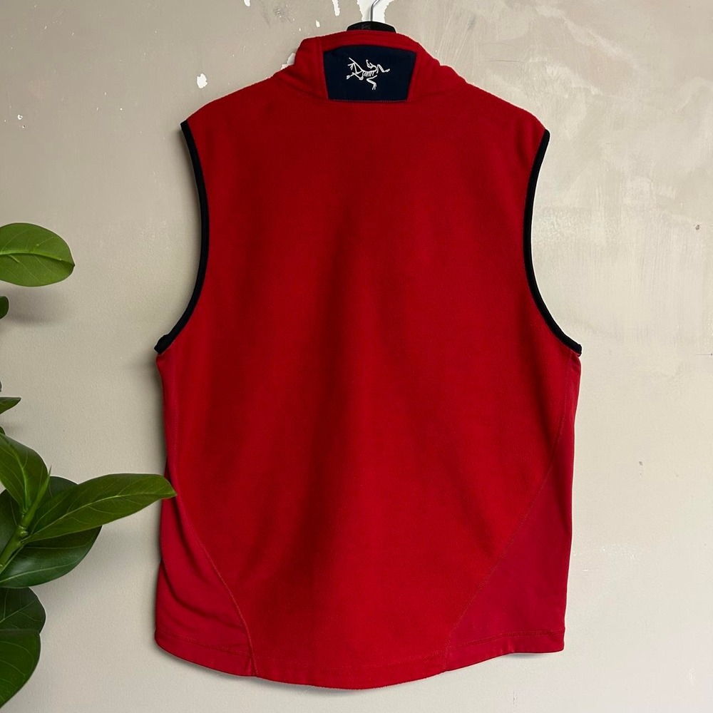 Vintage Arcteryx Delta Fleece Vest Red Polartec Mens XL Gorpcore 2000s - Picture 4 of 8